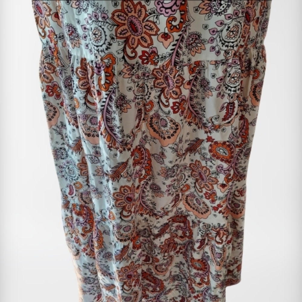 Rachel Zoe V-Neck Floral Boho Maxi Dress - Picture 4 of 9